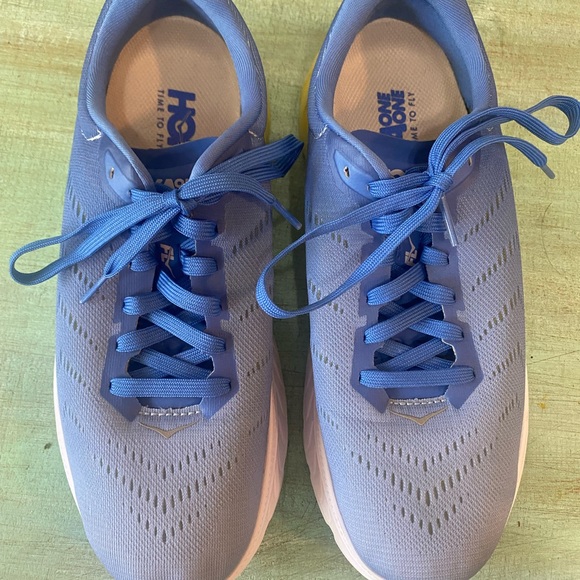 Hoka One One Mach 2 Profly Blue Mesh Running Shoes Sz 8.5 - Picture 3 of 10